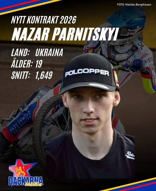 Stjärnskottet från Ukraina stannar i Dackarna