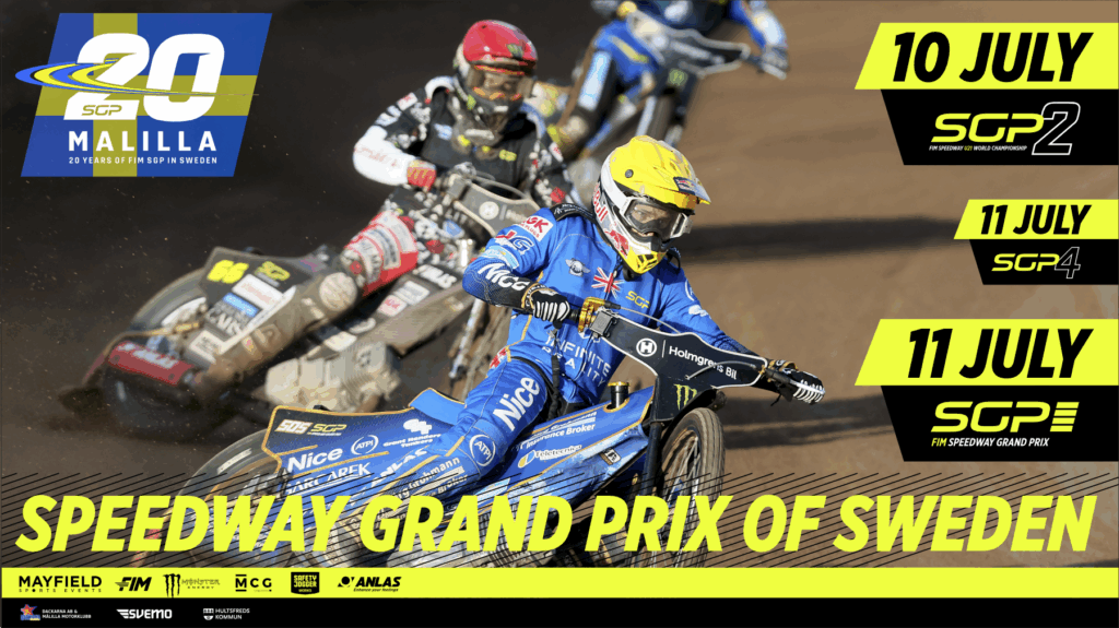 ÄNTLIGEN! Biljetterna till 2026 års SGP-helg i Målilla är här!